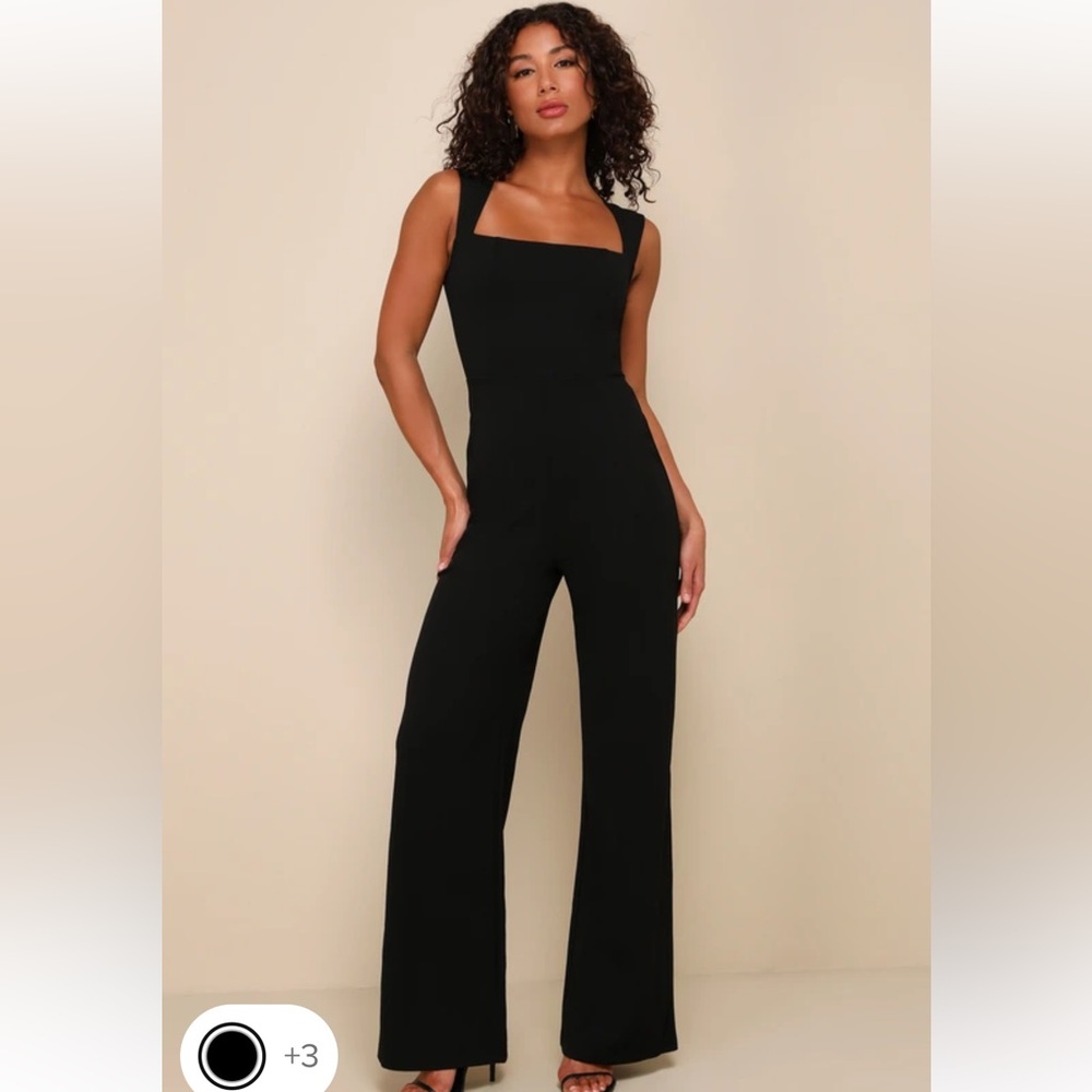 NWT- black Lulu jumpsuit.
